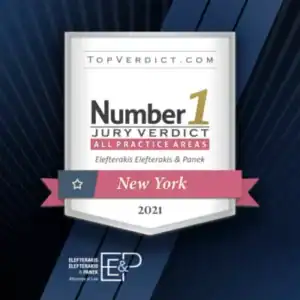 EEP Law brought home FOUR of the Top 10 Verdicts in NY State including the number one overall highest verdict