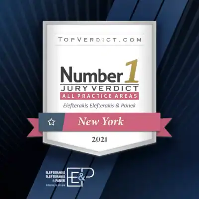EEP Law brought home FOUR of the Top 10 Verdicts in NY State including the number one overall highest verdict
