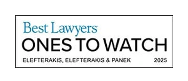 Best Lawyers Ones to Watch 2025 – Elefterakis, Elefterakis & Panek badge